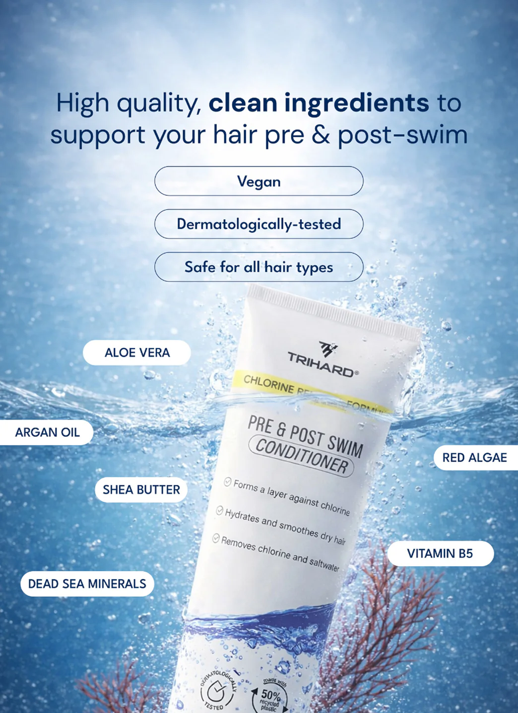 Trihard Pre & Post-Swim Conditioner 8.45fl oz - Image 6