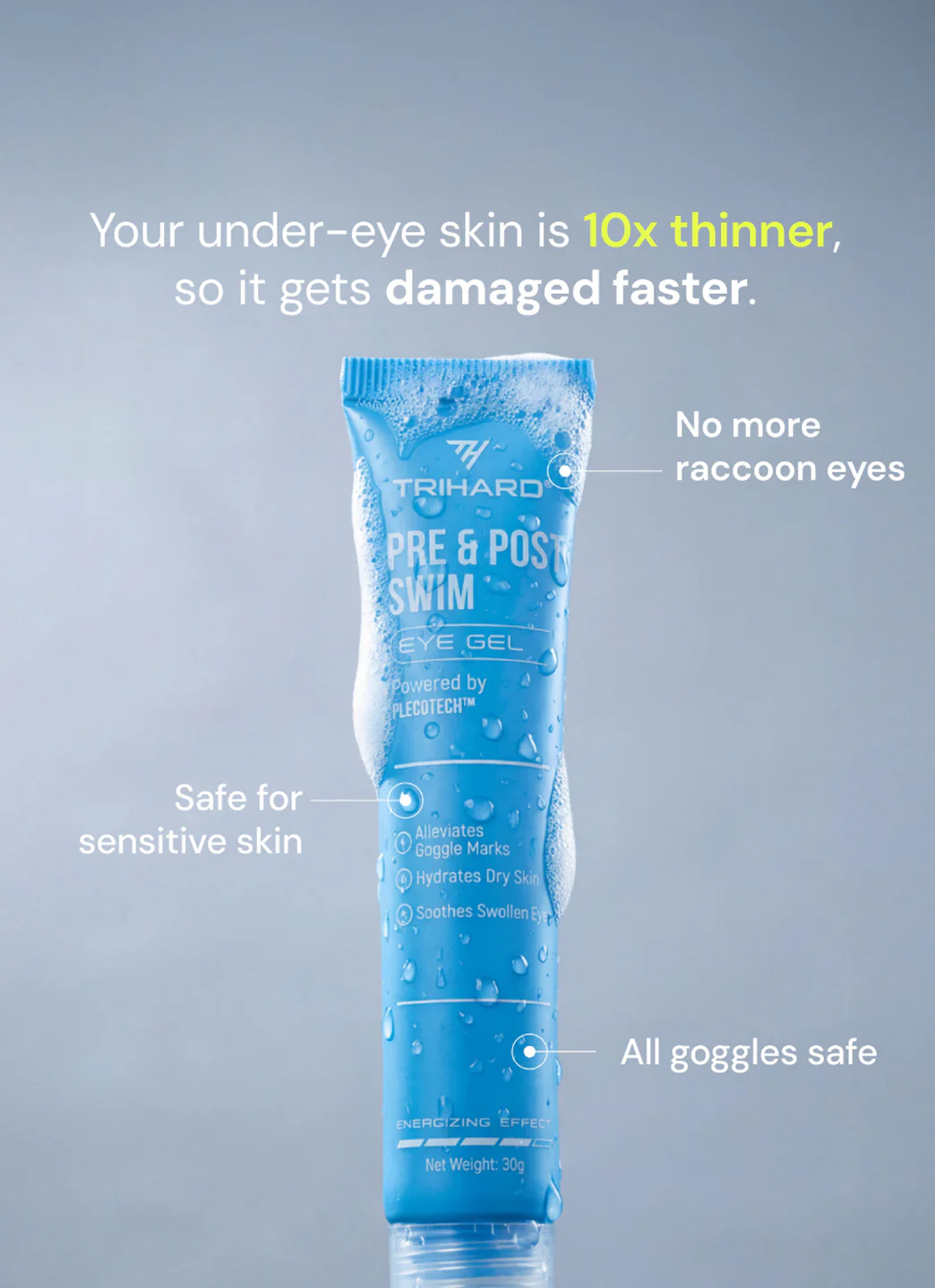 Trihard Pre & Post-Swim Eye Gel 1.05 oz - Image 3