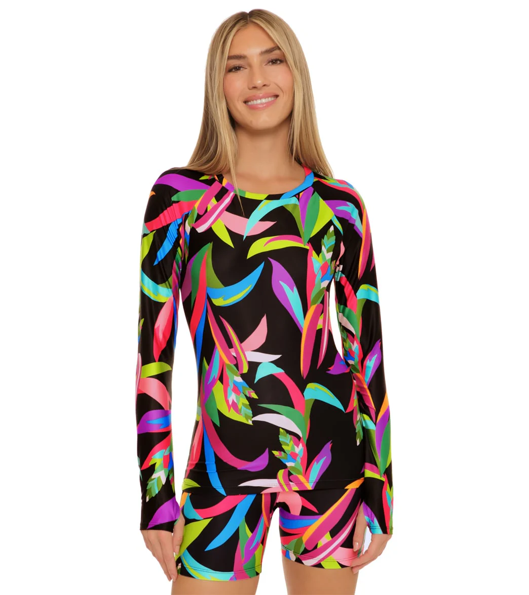 Trina Turk Women's Birds of Paradise Rash Guard - Image 5