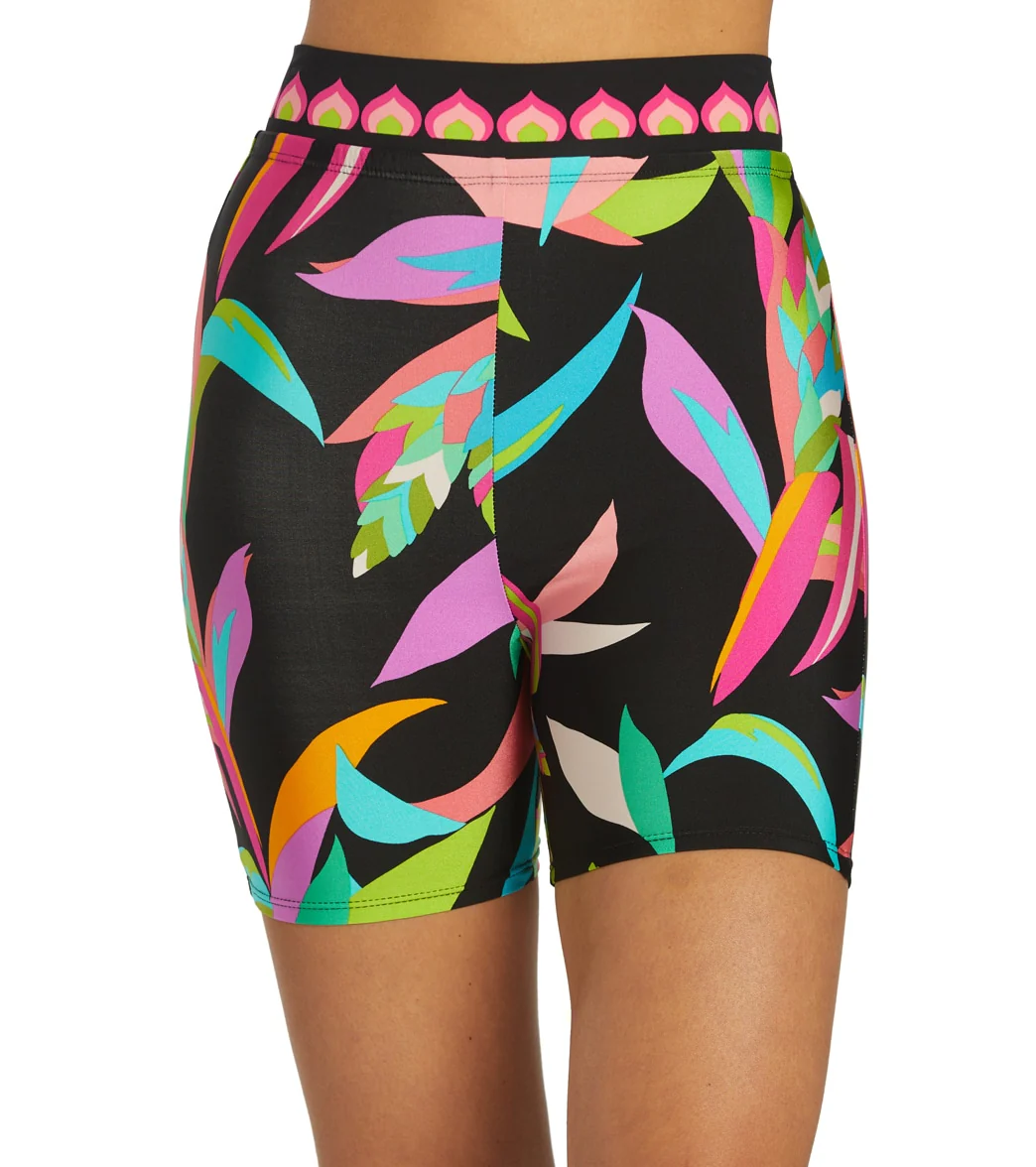 Trina Turk Women's Birds of Paradise Swim Bike Short - Image 7