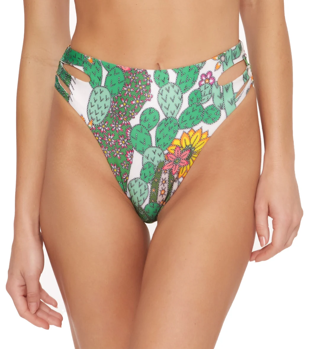 Trina Turk Women's Cacti Cutout High Waist Bikini Bottom - Image 5