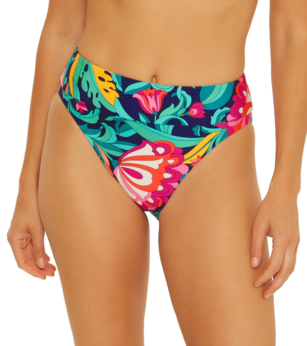Trina Turk Women's India Garden High Waist Bikini Bottom - Image 5