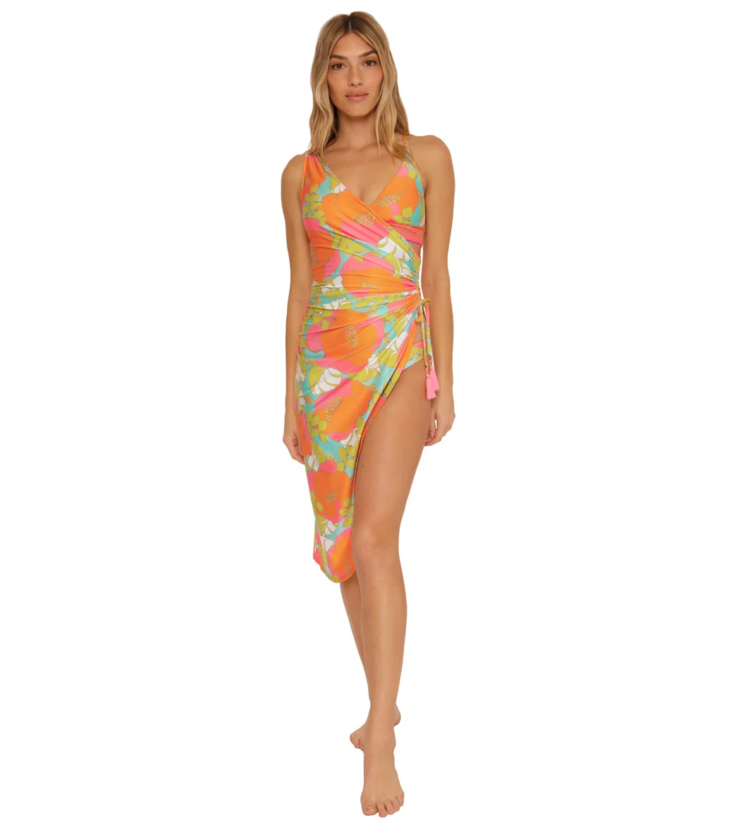 Trina Turk Women's Playa De Flor Asymmetrical Dress Cover Up - Image 3