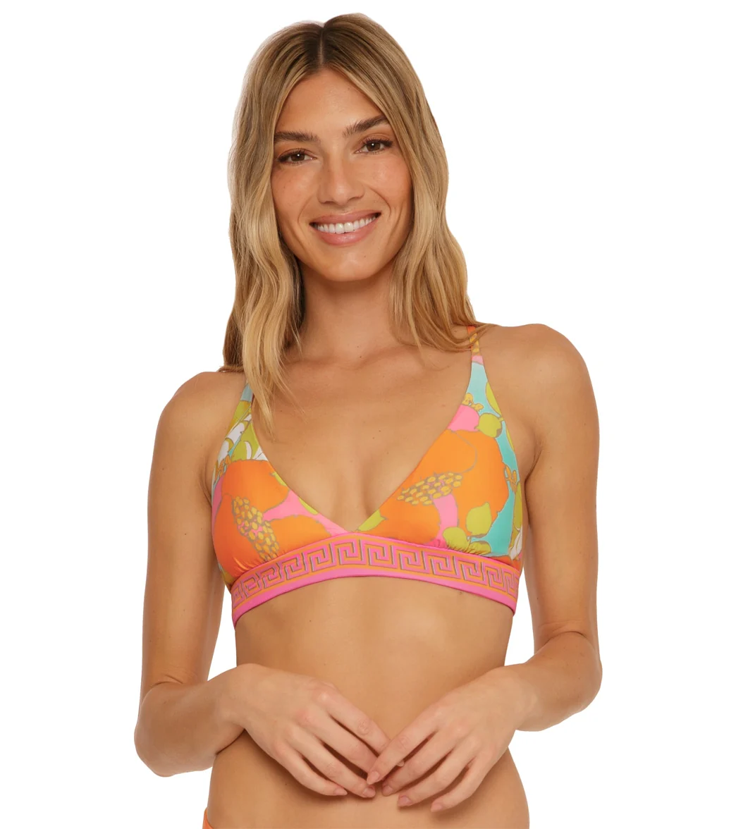 Trina Turk Women's Playa De Flor Halter Bikini Top