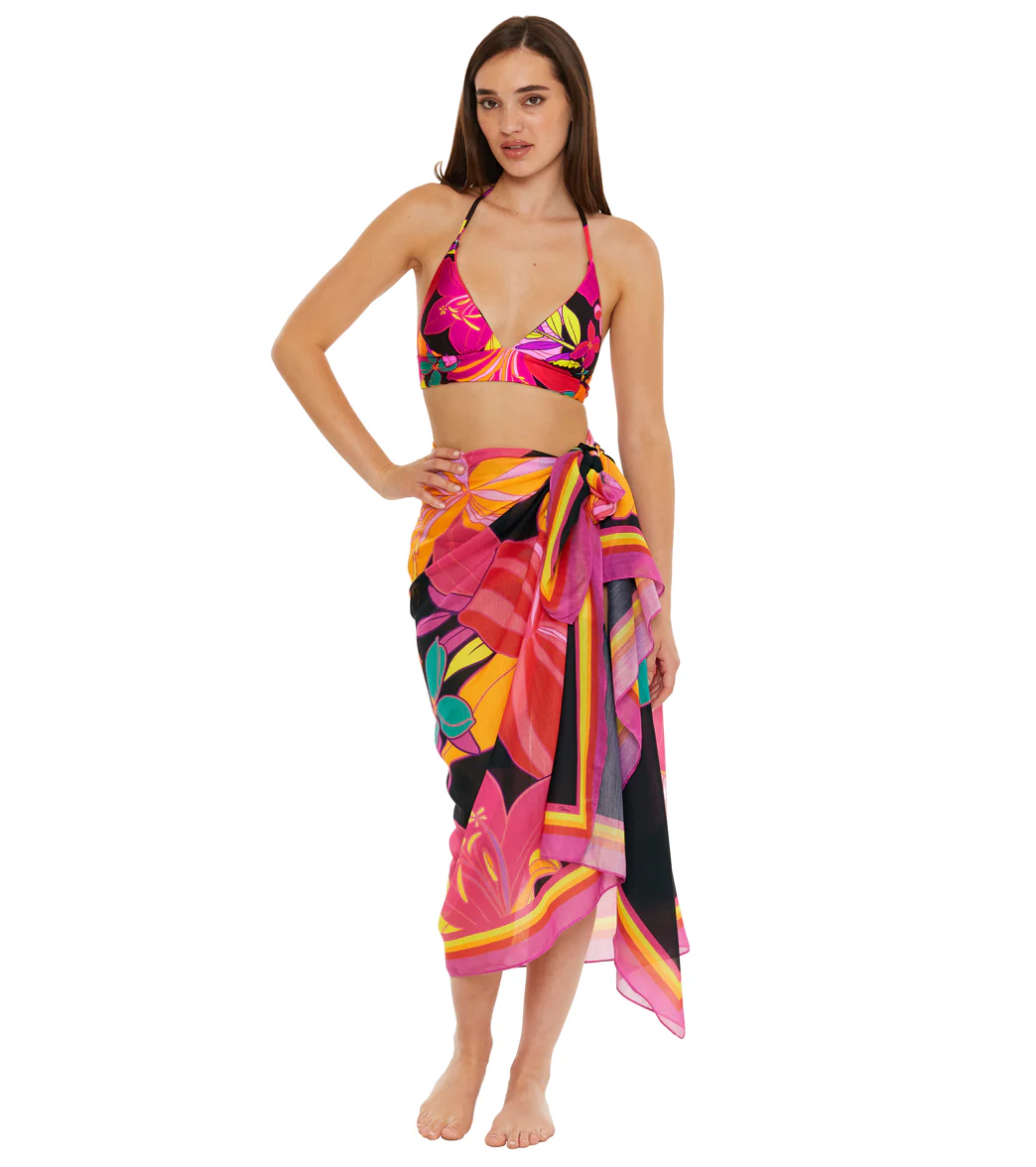 Trina Turk Women's Solar Floral Pareo Cover Up - Image 2