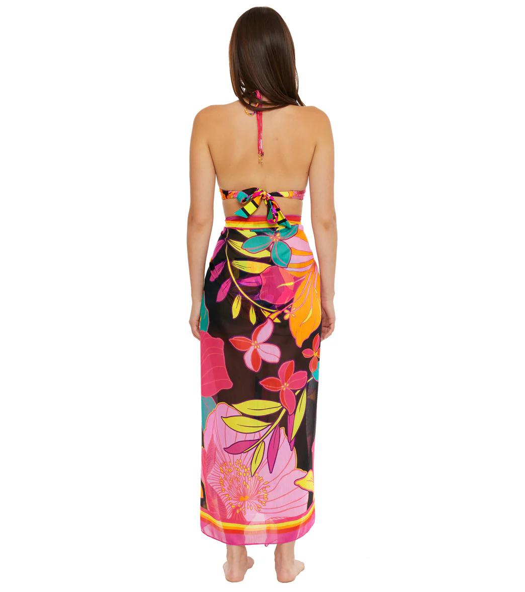 Trina Turk Women's Solar Floral Pareo Cover Up - Image 3