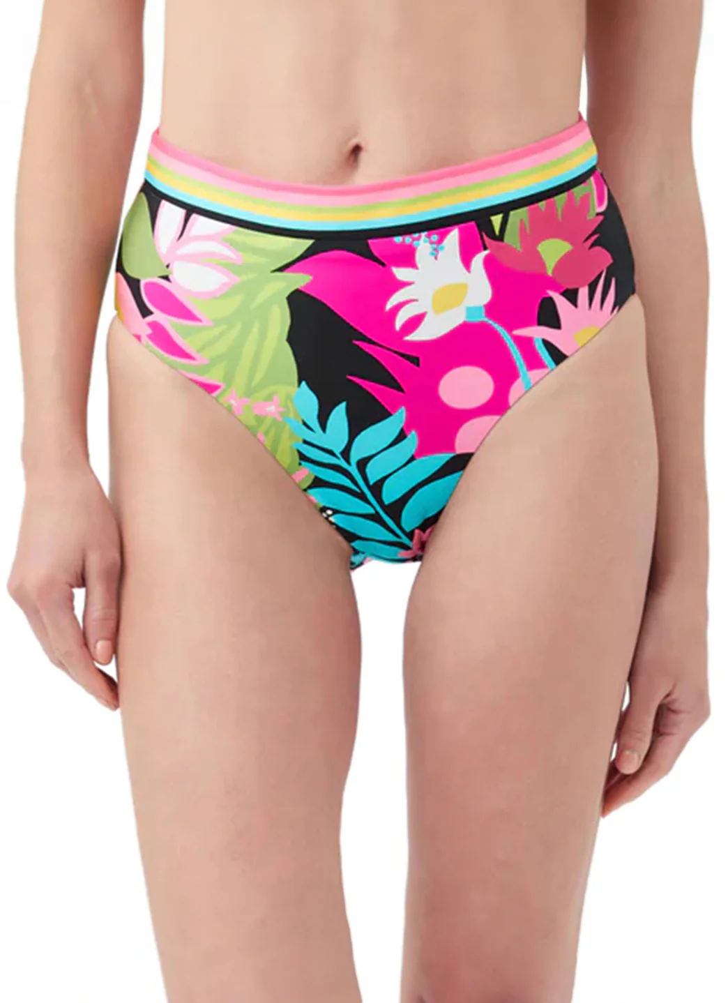 Trina Turk Women's Tiki Reversible High Waist Bikini Bottom - Image 3