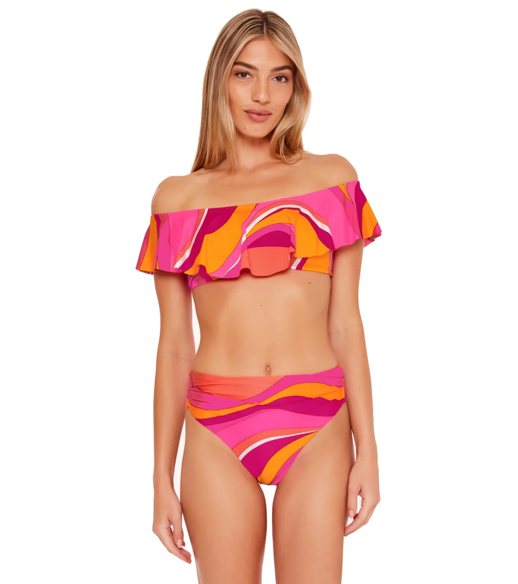 Trina Turk Women's Vivid Vista High Waist Bikini Bottom - Image 3