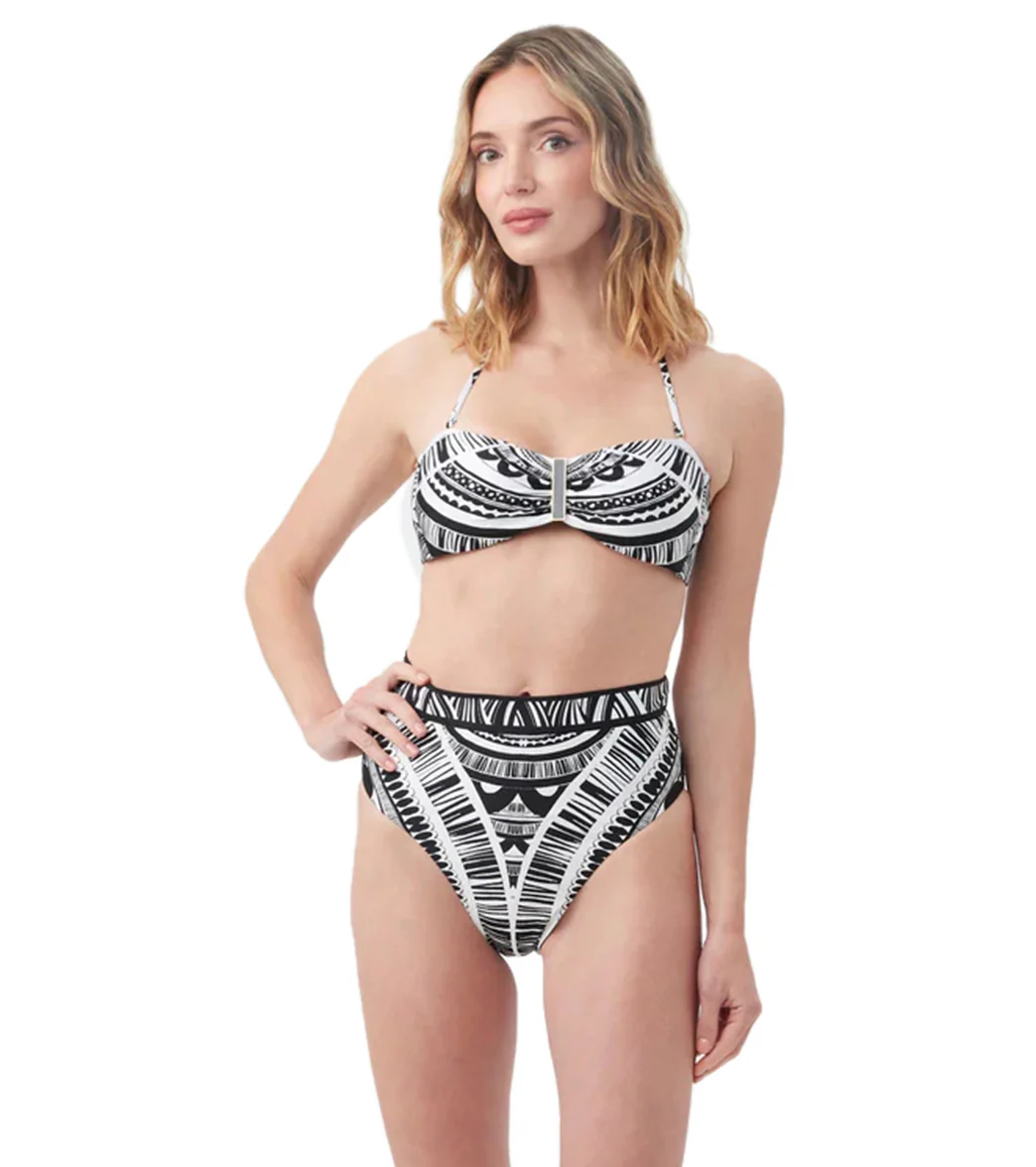 Trina Turk Womnen's Hula High Waisted Bikini Bottom - Image 6