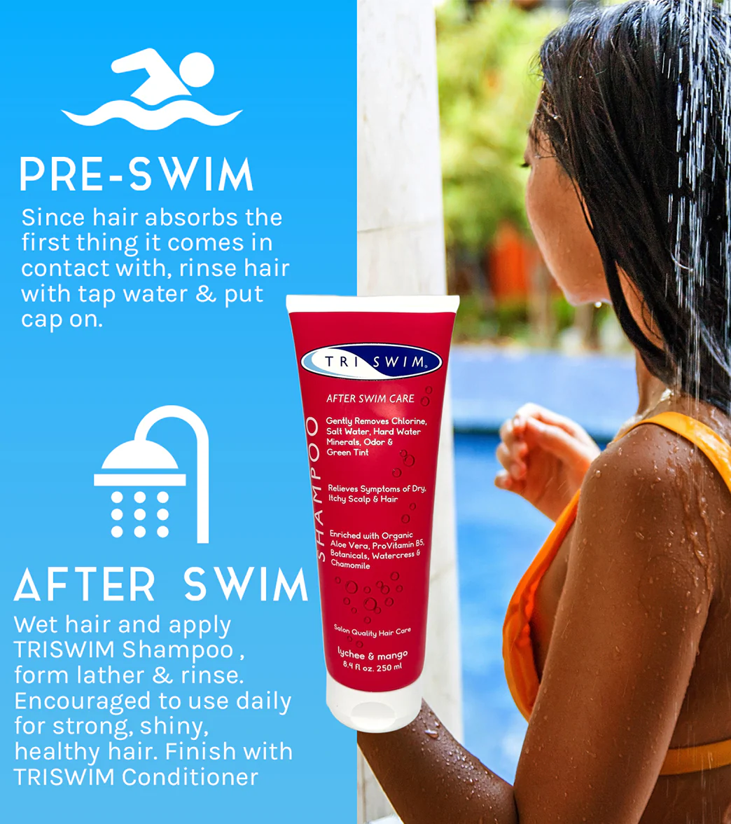 TRISWIM 8.5oz Red Lychee & Mango Shampoo - Image 2