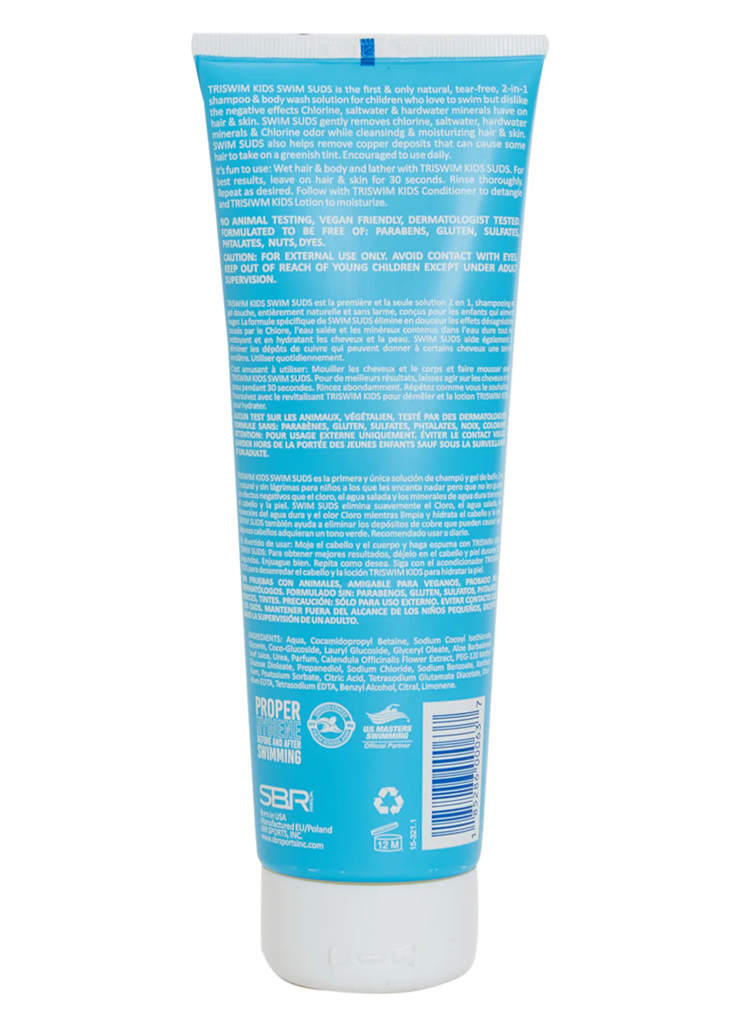 TRISWIM Baby 2-In-1 Natural Tear Free Swim Suds 8.5 oz - Image 2