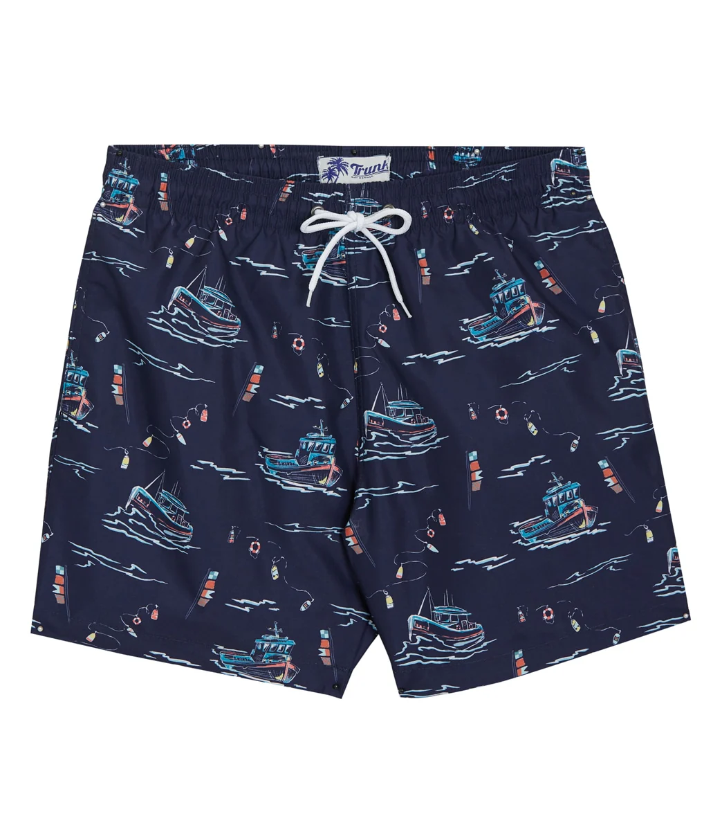 Trunks Surf & Swim Co. Men's Printed Sano Swim Trunks - Image 8