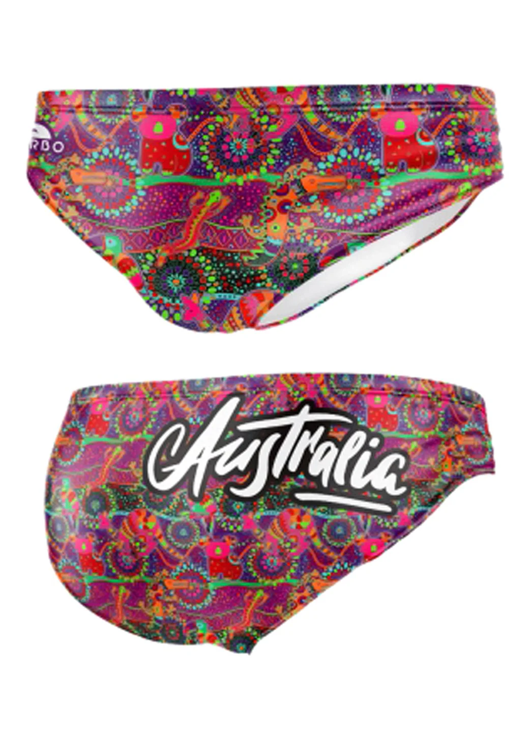 Turbo Men's Australia Water Polo Brief Swimsuit - Image 3