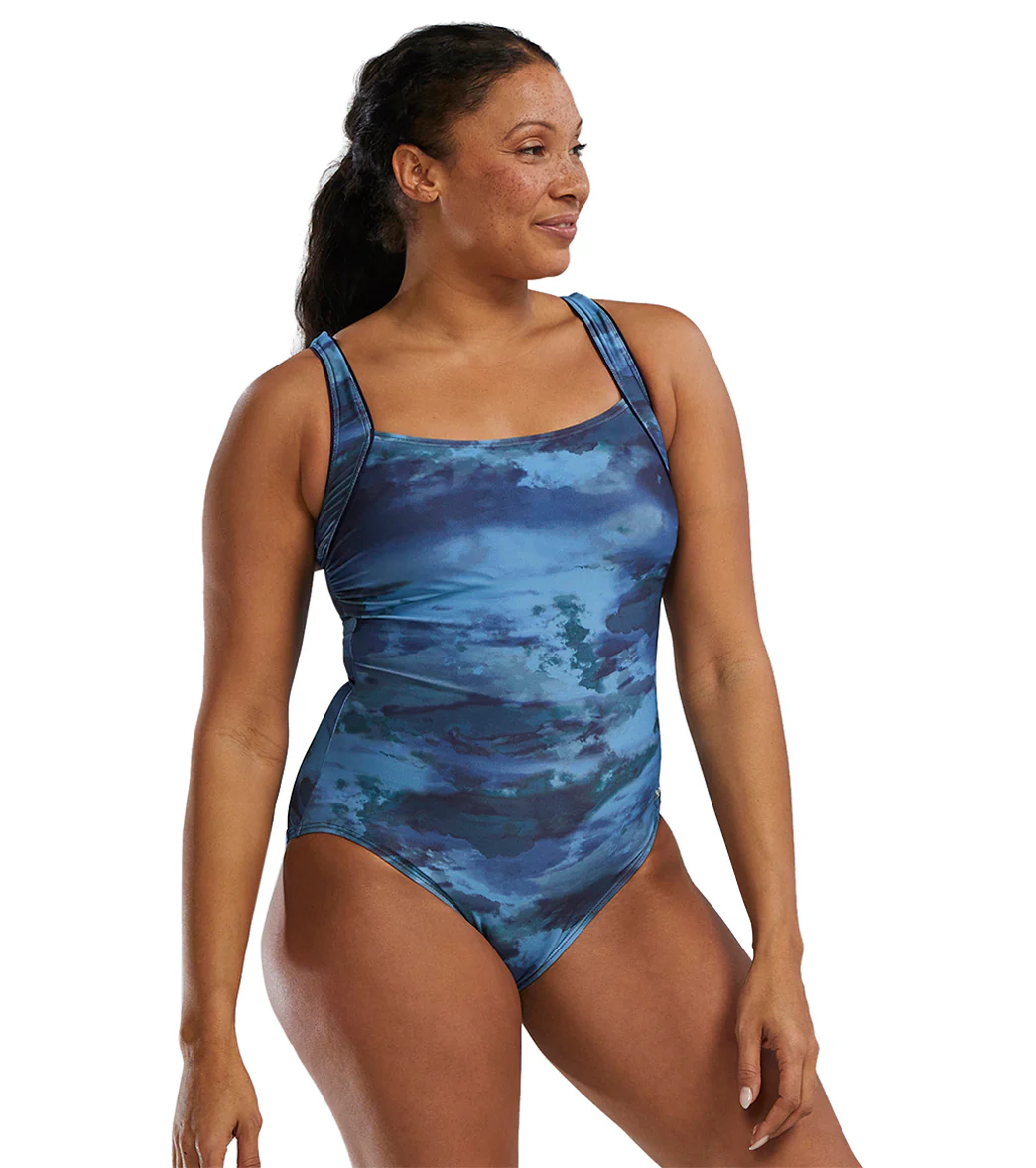 TYR Active Women's Asperus Square Neck Controlfit Durafast Elite One Piece Swimsuit - Image 2