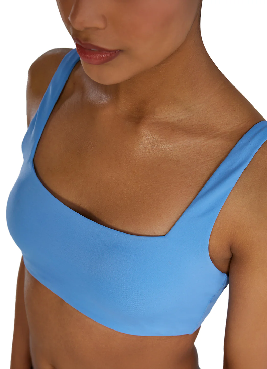 TYR Active Women's Solid Kelly Square Neck Bikini Top - Image 15