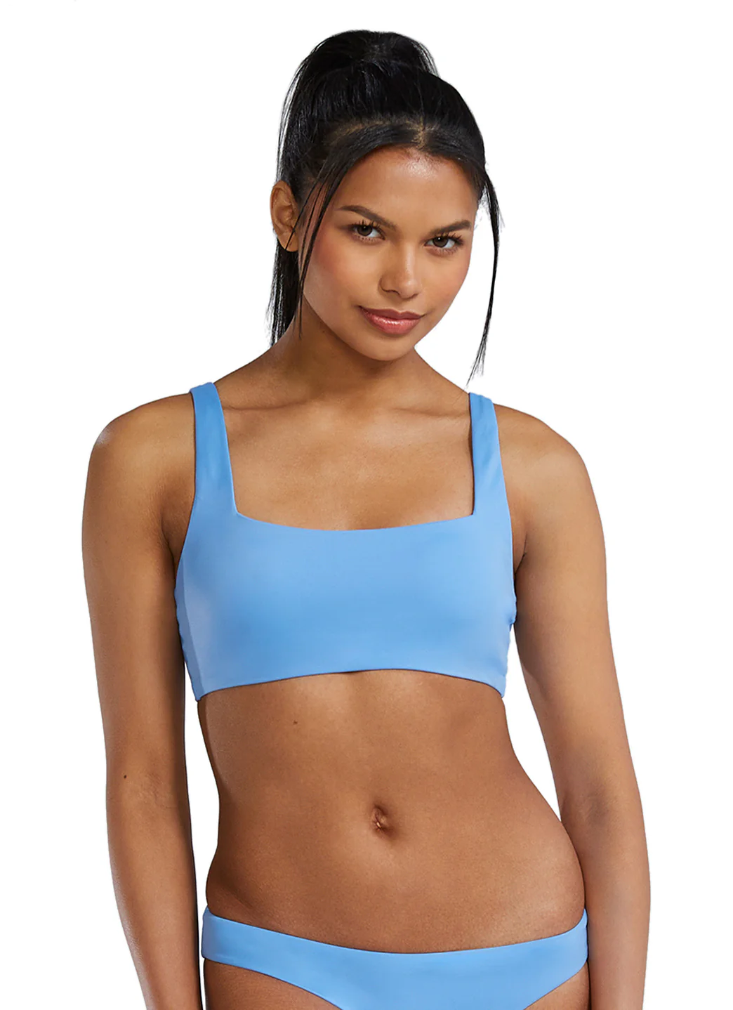 TYR Active Women's Solid Kelly Square Neck Bikini Top - Image 7