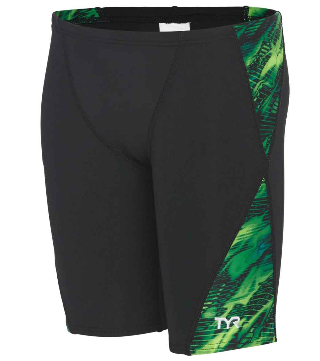 TYR Boys' Cadence Blade Splice Jammer Swimsuit - Image 29