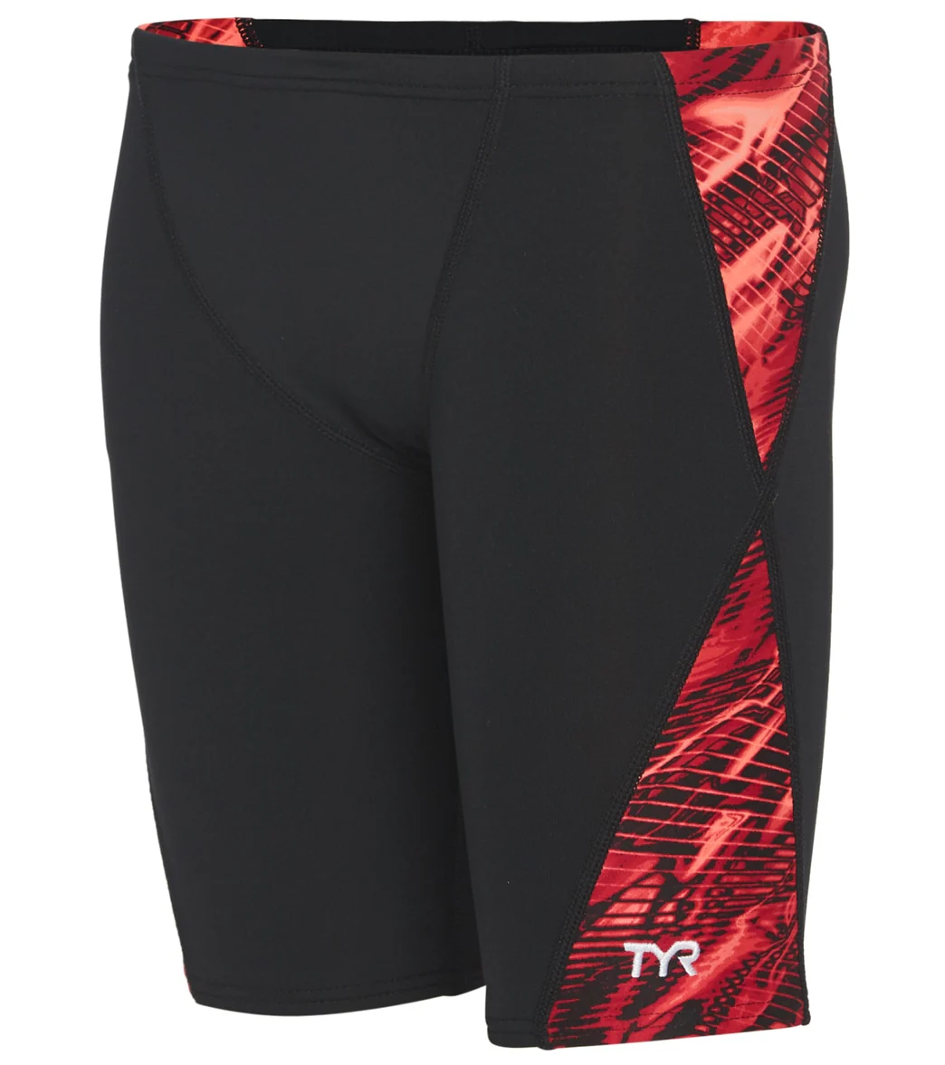 TYR Boys' Cadence Blade Splice Jammer Swimsuit - Image 8