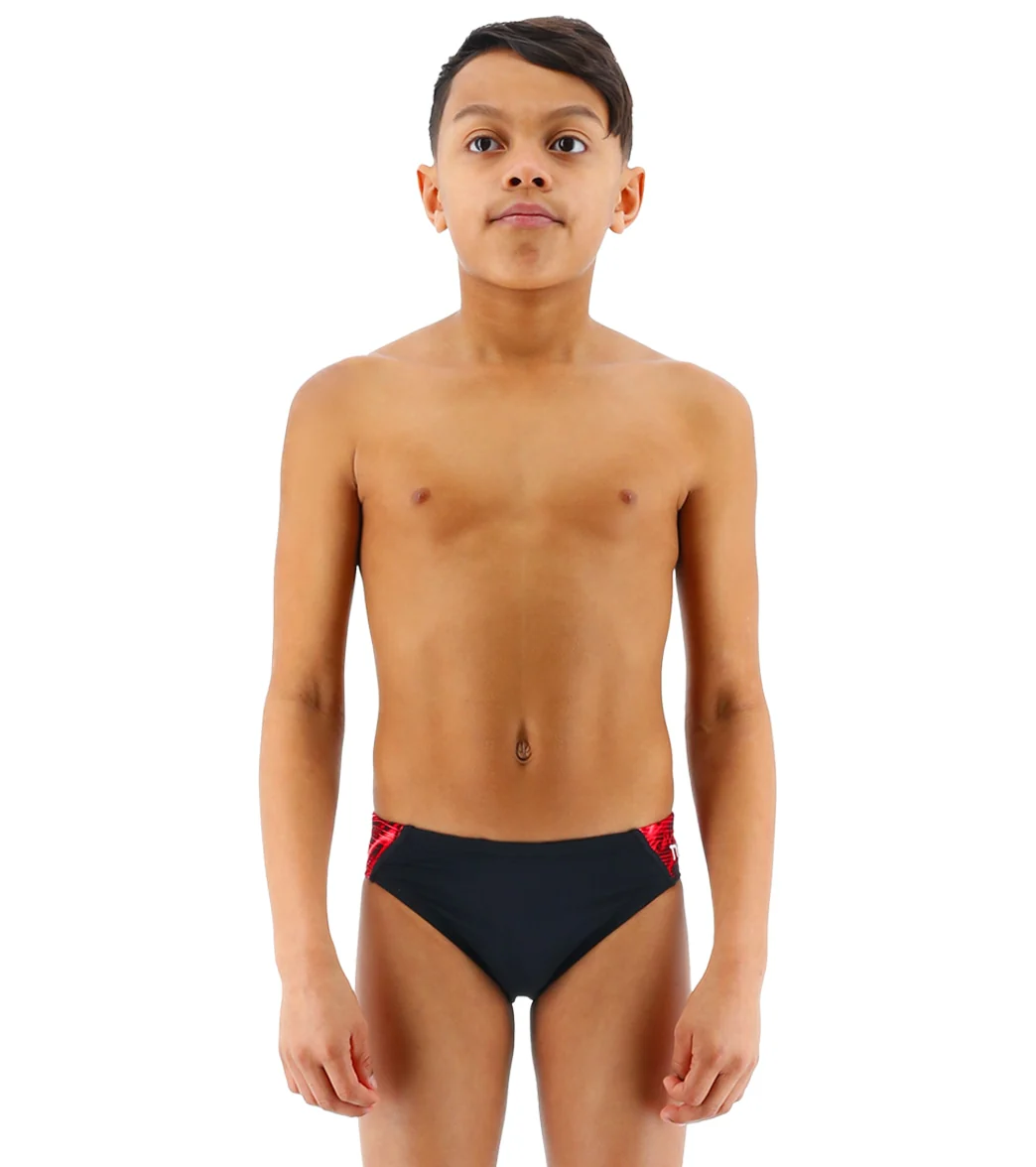 TYR Boys' Cadence Racer Brief Swimsuit - Image 17