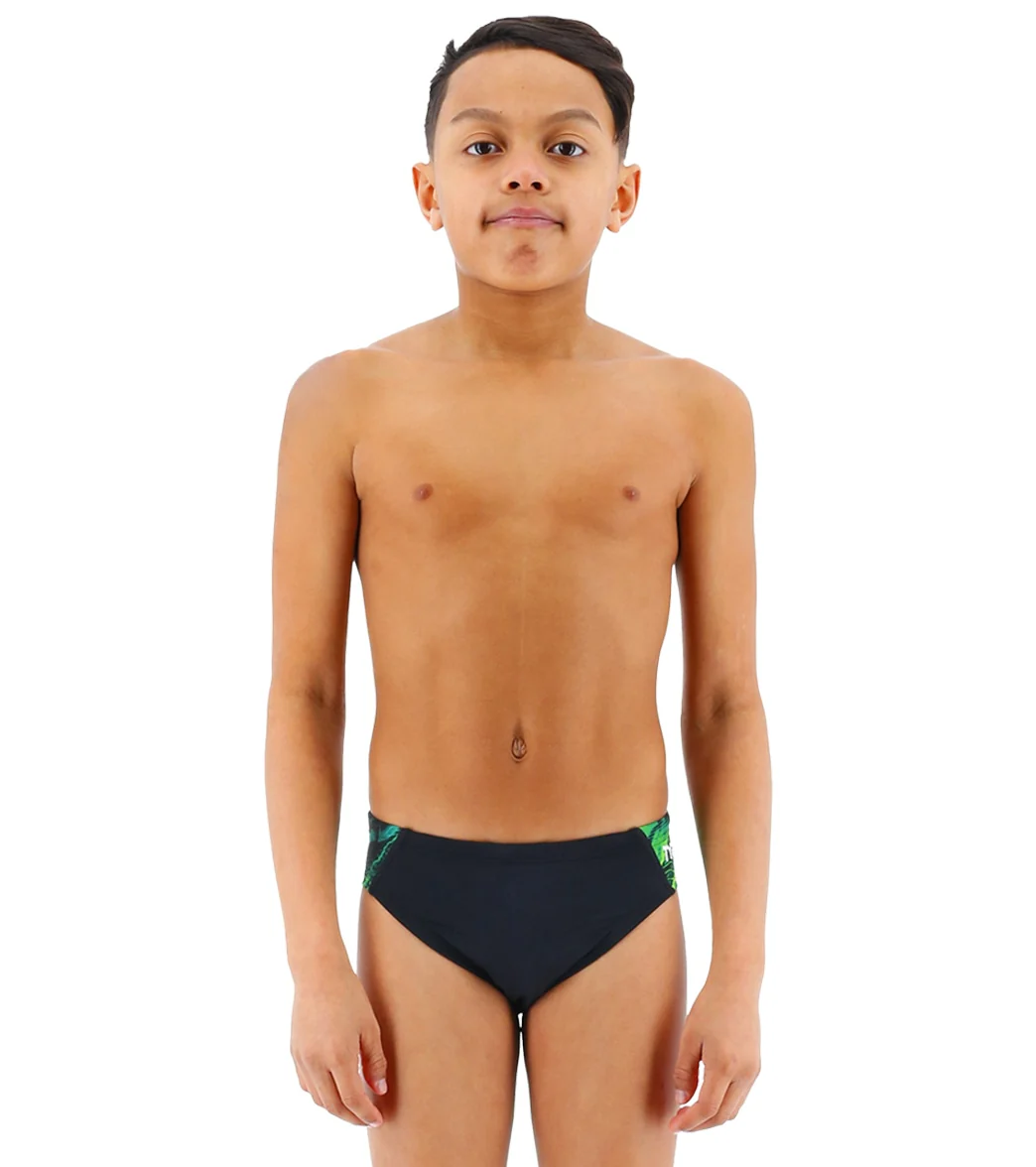 TYR Boys' Cadence Racer Brief Swimsuit - Image 5