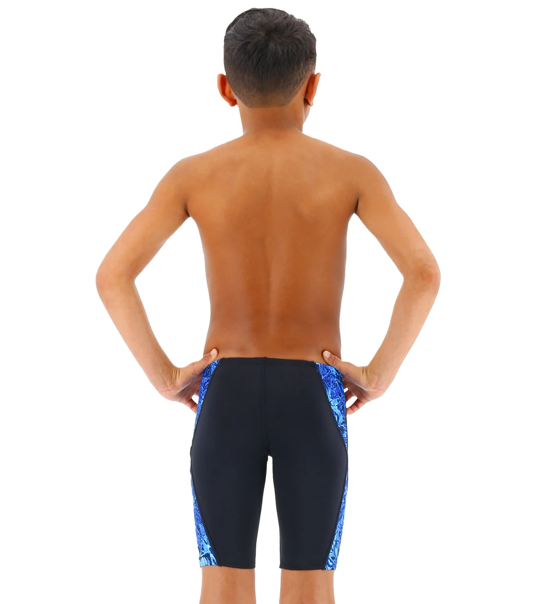 TYR Boys' Nebulous Blade Splice Jammer Swimsuit - Image 19