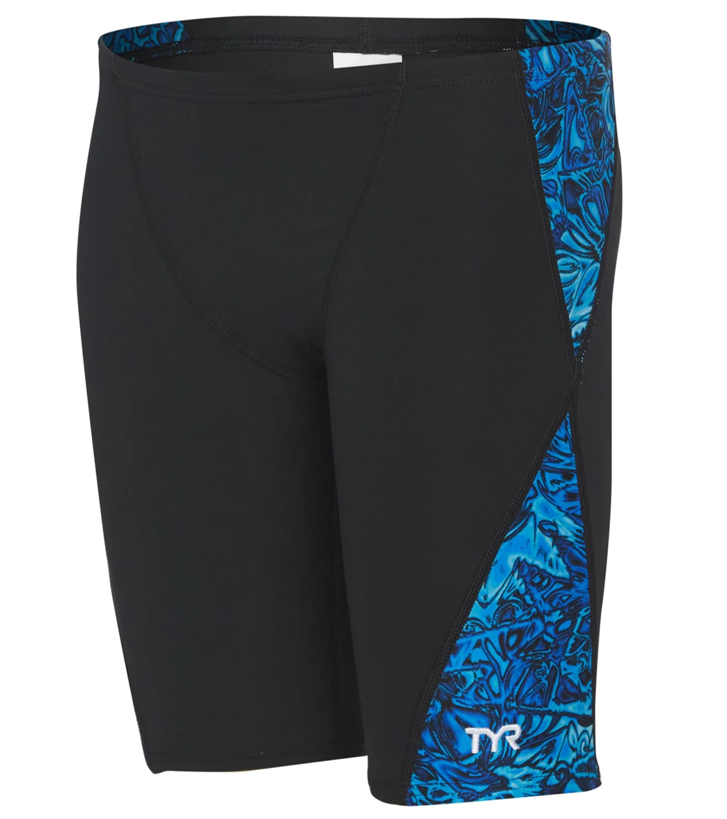 TYR Boys' Nebulous Blade Splice Jammer Swimsuit - Image 21