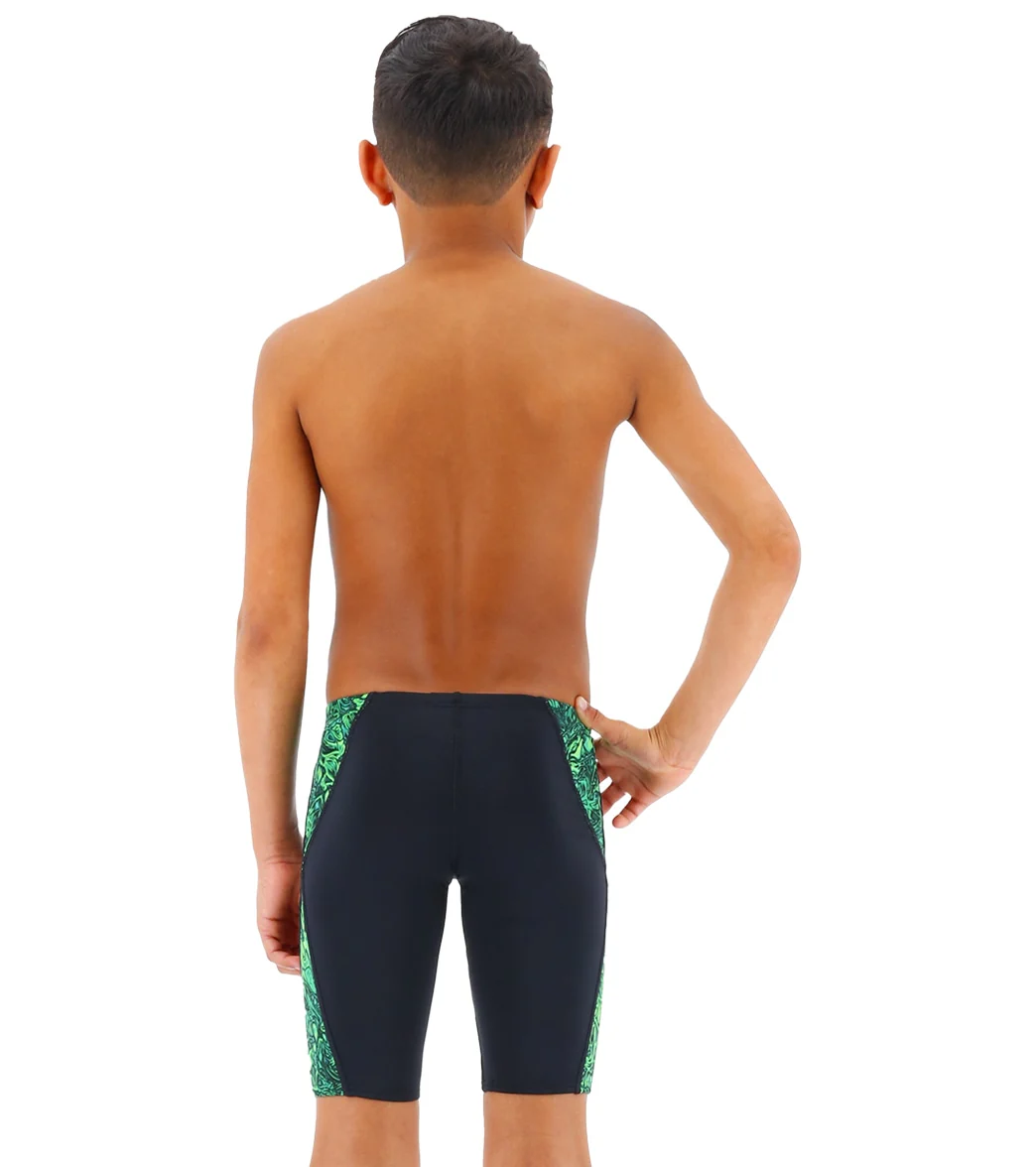 TYR Boys' Nebulous Blade Splice Jammer Swimsuit - Image 26