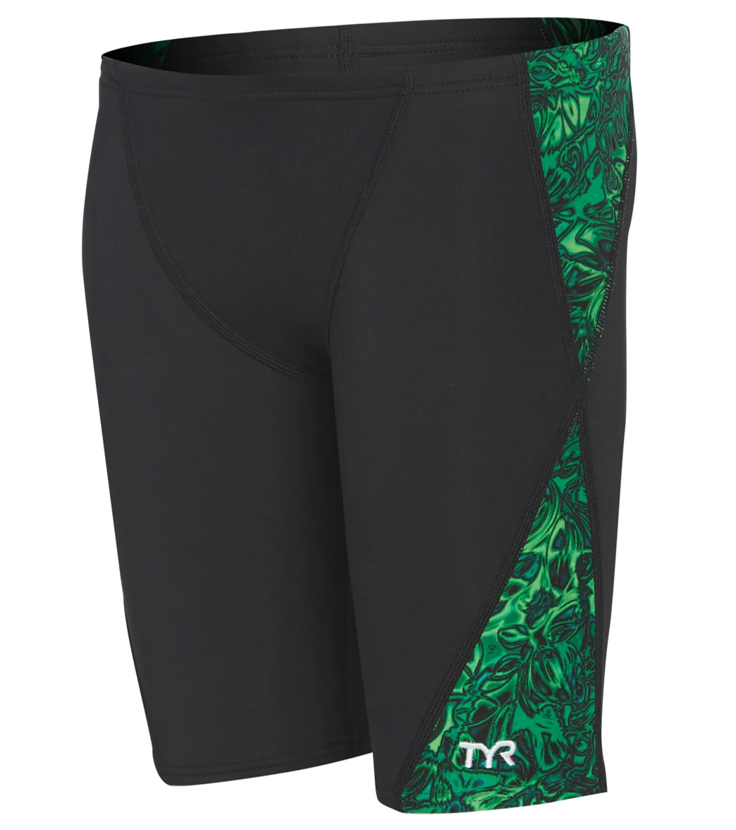 TYR Boys' Nebulous Blade Splice Jammer Swimsuit - Image 29