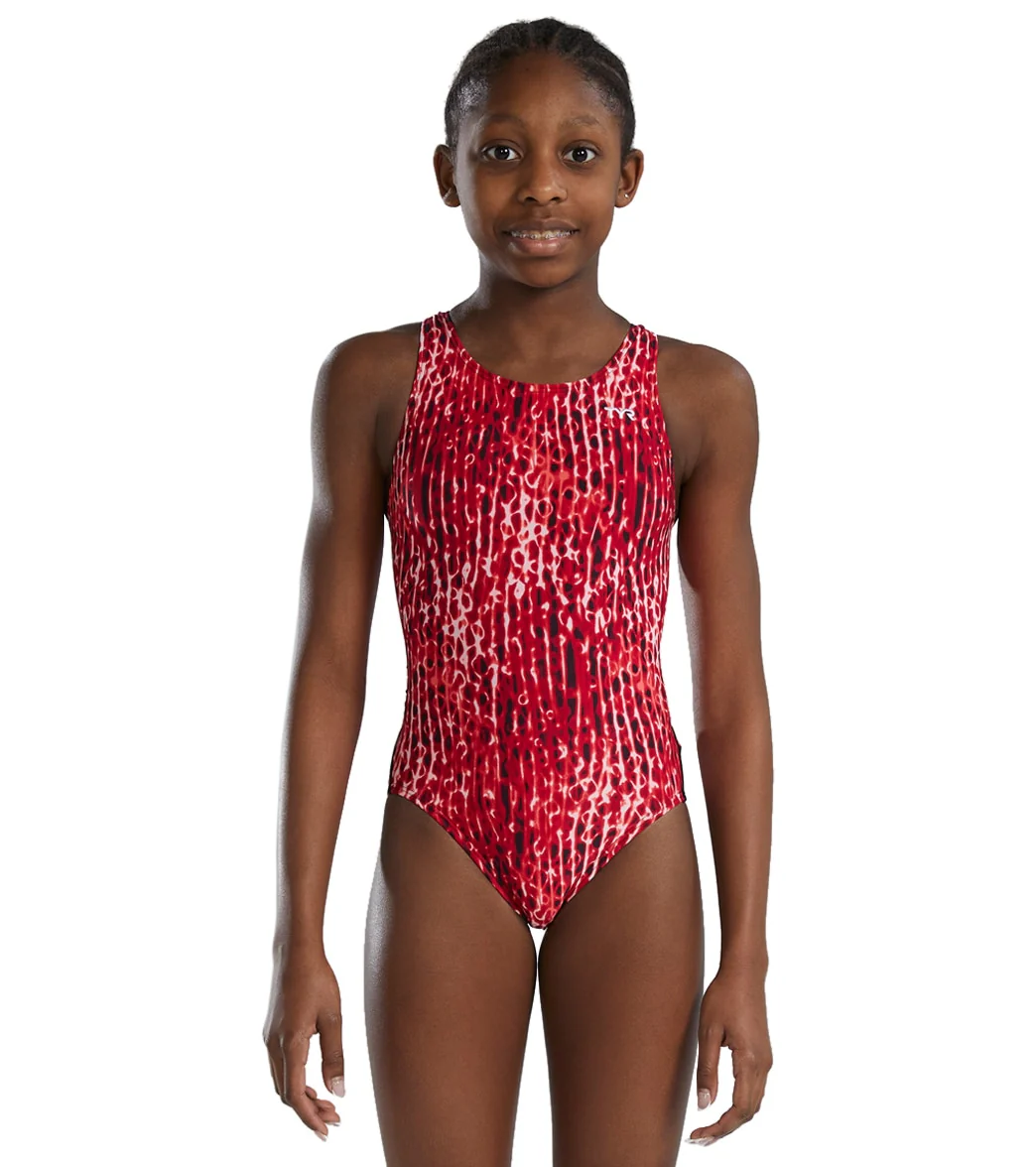 TYR Girls' Atolla Maxfit One Piece Swimsuit - Image 7