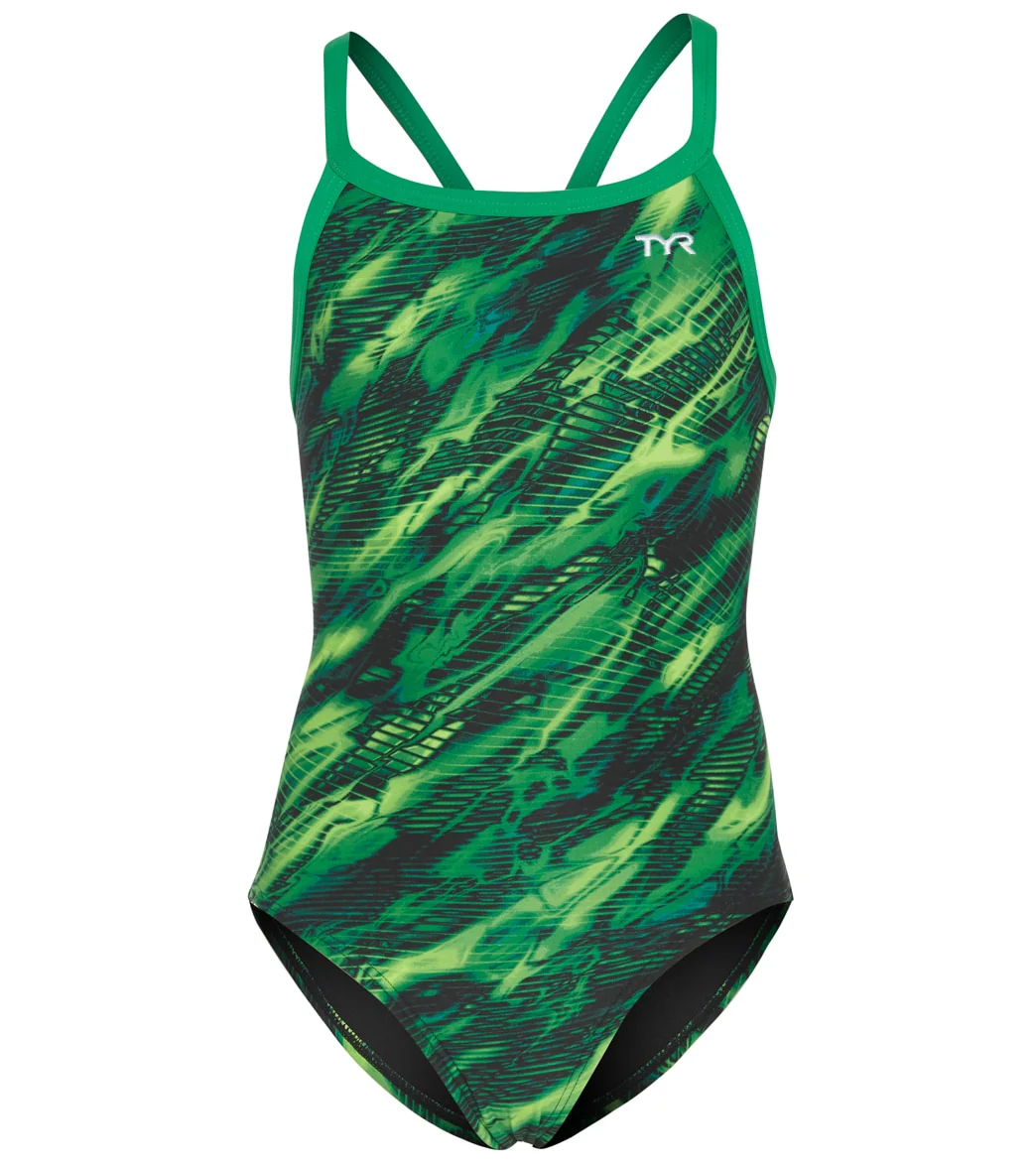 TYR Girls' Cadence Diamondfit One Piece Swimsuit - Image 30