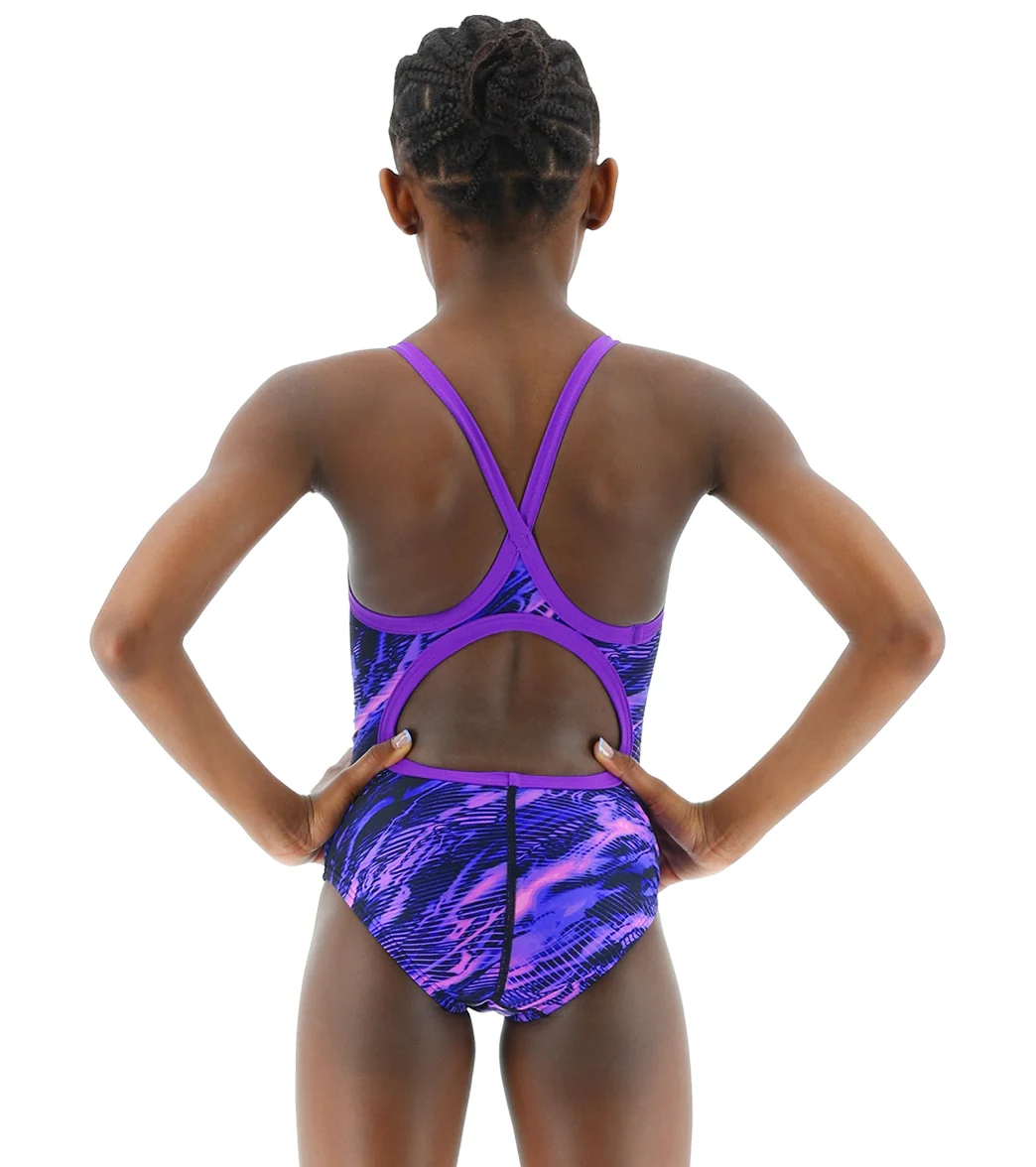TYR Girls' Cadence Diamondfit One Piece Swimsuit - Image 5