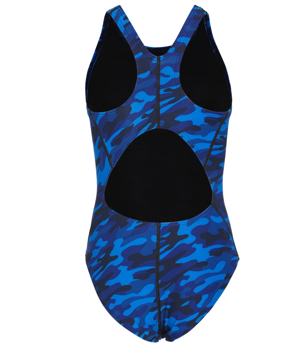 TYR Girls' Camo Maxfit One Piece Swimsuit - Image 10