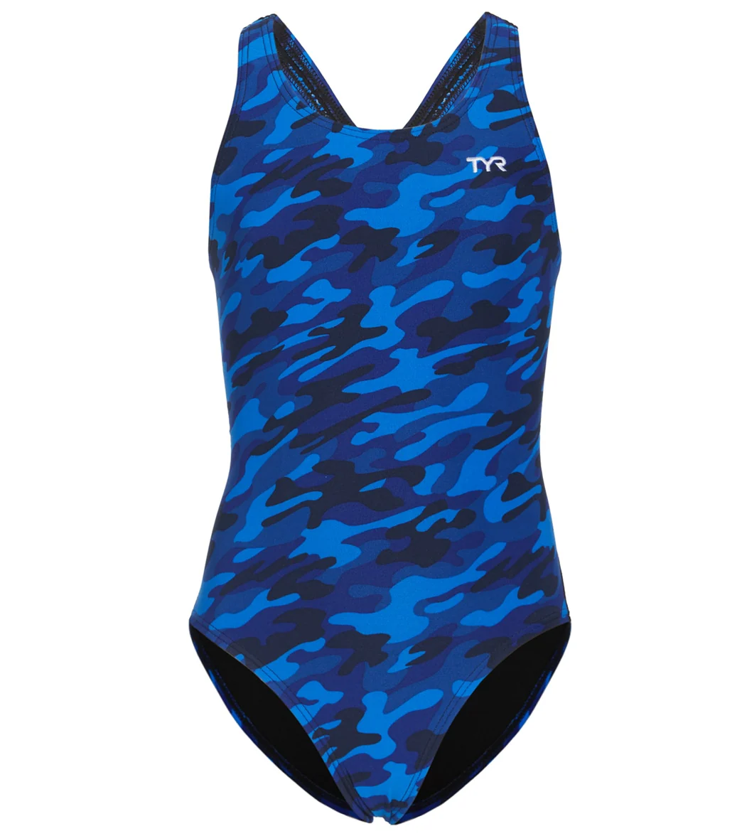 TYR Girls' Camo Maxfit One Piece Swimsuit - Image 12