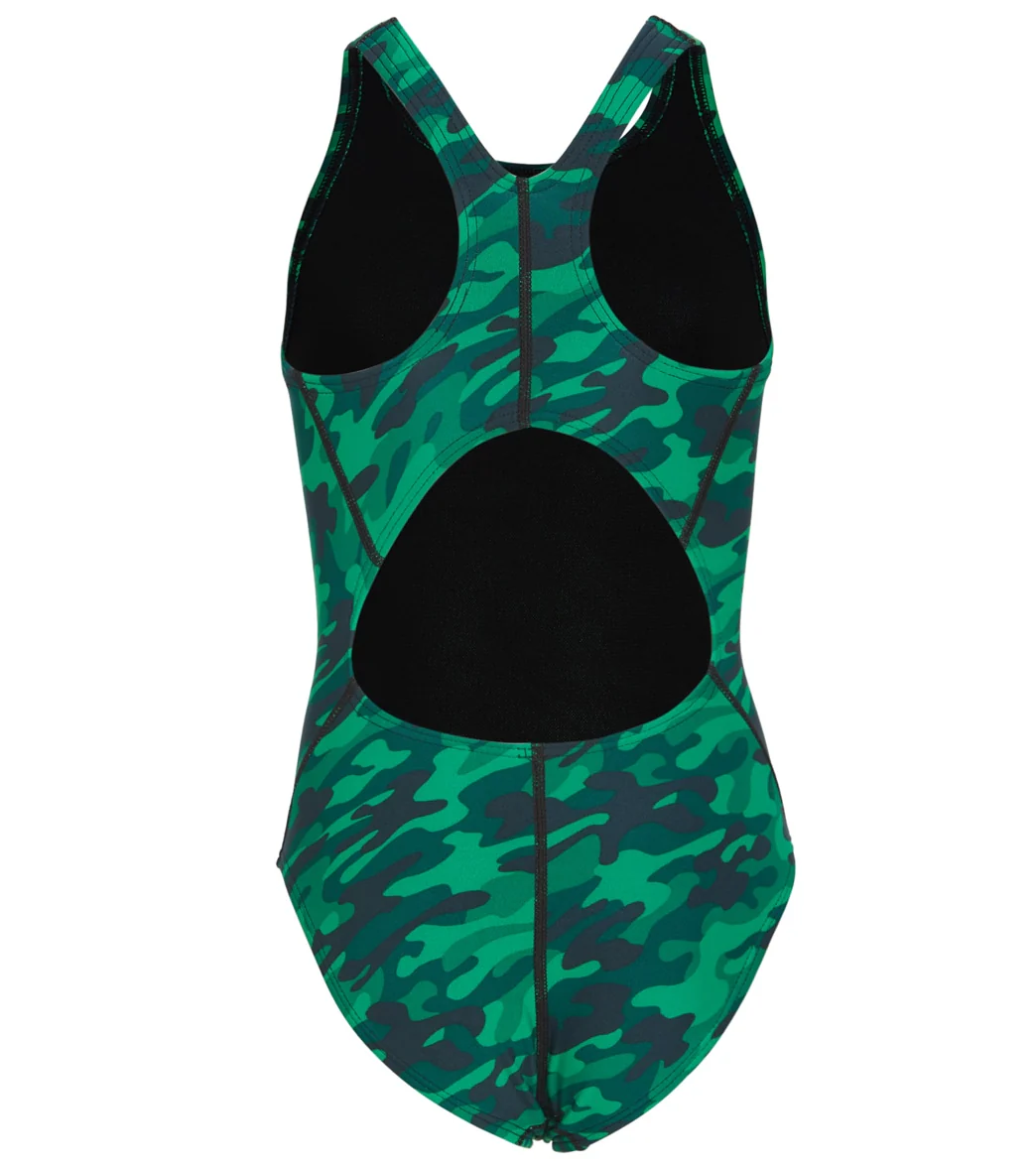 TYR Girls' Camo Maxfit One Piece Swimsuit - Image 14