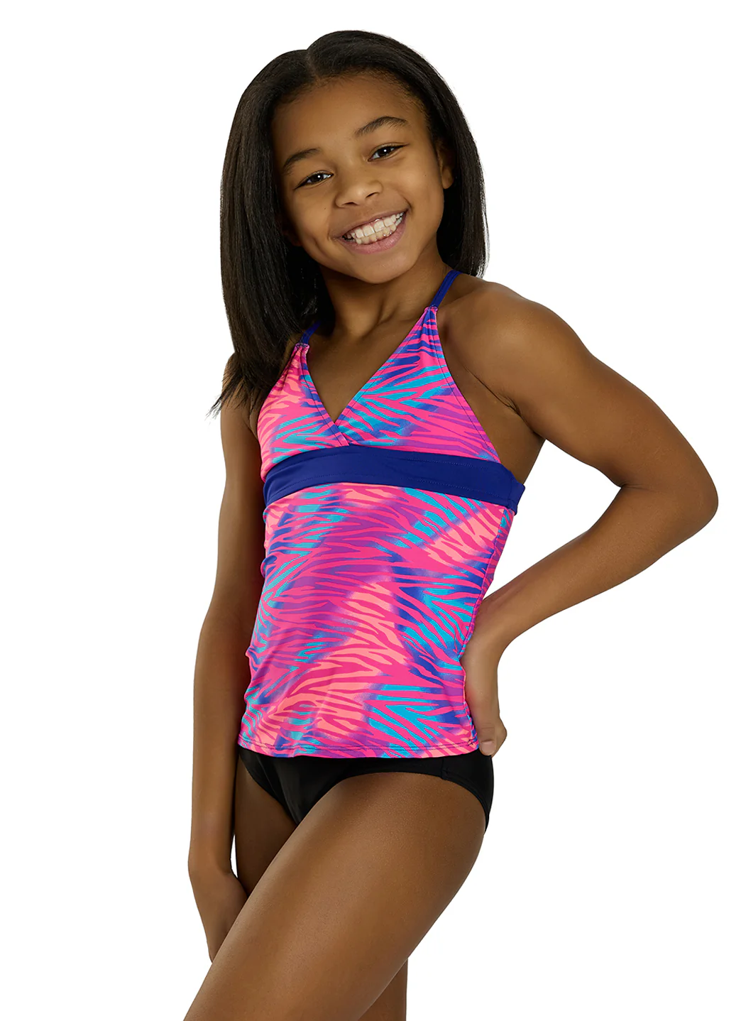TYR Girls' Dreamland Claire Tankini Top (Little Kid, Big Kid) - Image 5