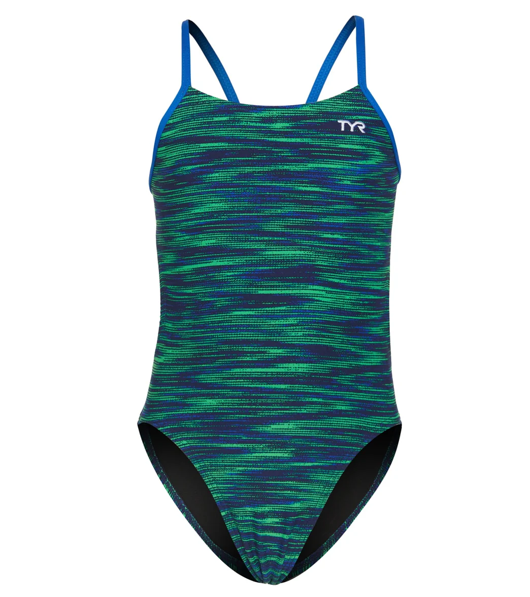 TYR Girls' Fizzy Cutoutfit One Piece Swimsuit - Image 11