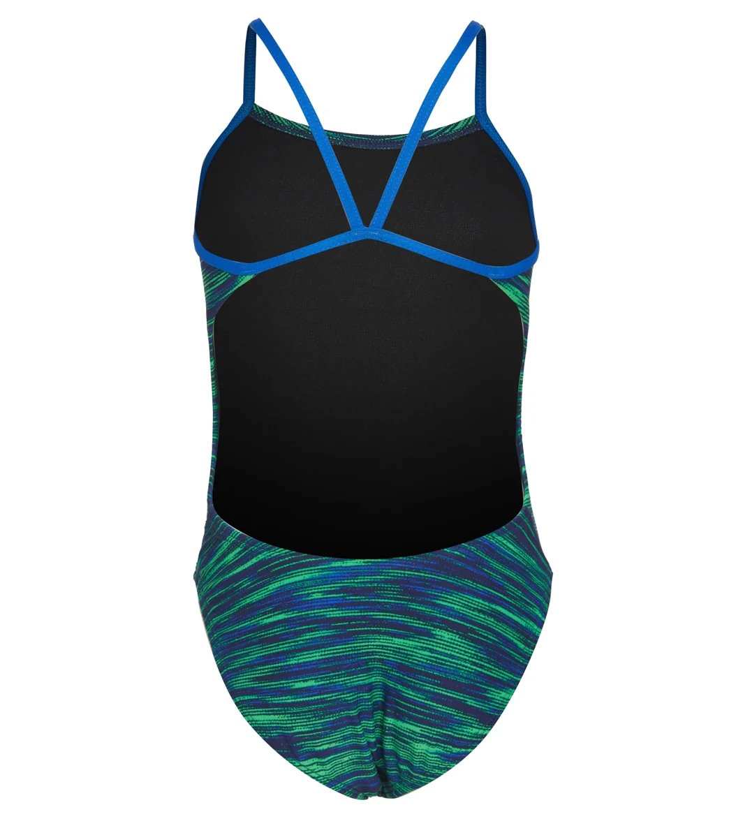 TYR Girls' Fizzy Cutoutfit One Piece Swimsuit - Image 12