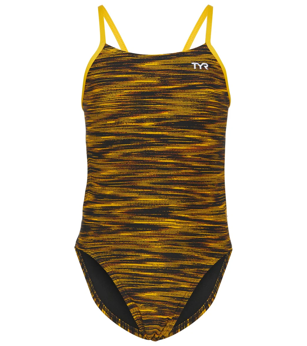 TYR Girls' Fizzy Cutoutfit One Piece Swimsuit - Image 22