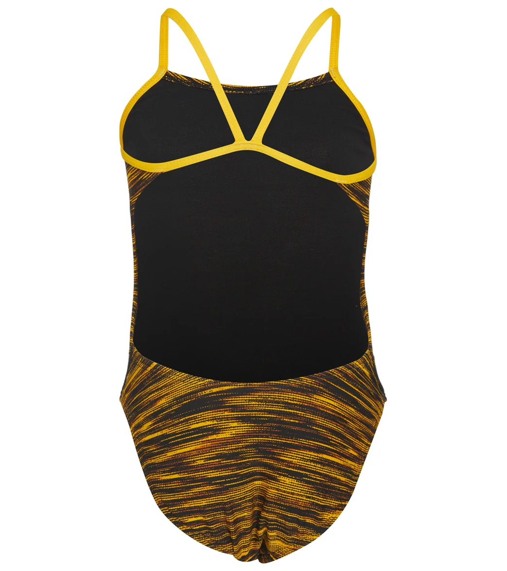 TYR Girls' Fizzy Cutoutfit One Piece Swimsuit - Image 24