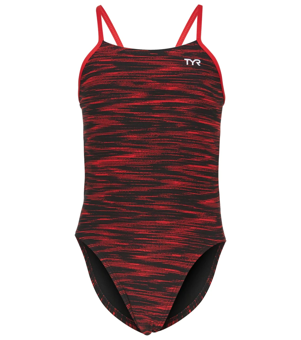 TYR Girls' Fizzy Cutoutfit One Piece Swimsuit - Image 3