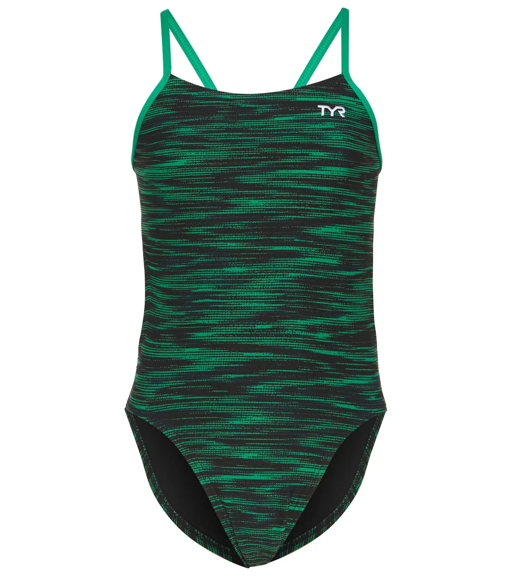 TYR Girls' Fizzy Cutoutfit One Piece Swimsuit - Image 6