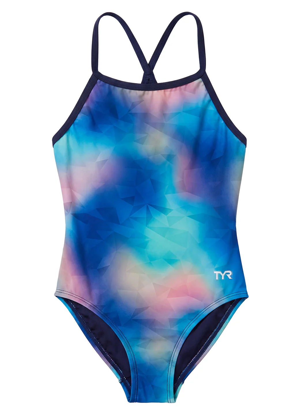 TYR Girls' Frazil Durafast Elite Addy Diamondfit One Piece Swimsuit (Little Kid, Big Kid) - Image 3