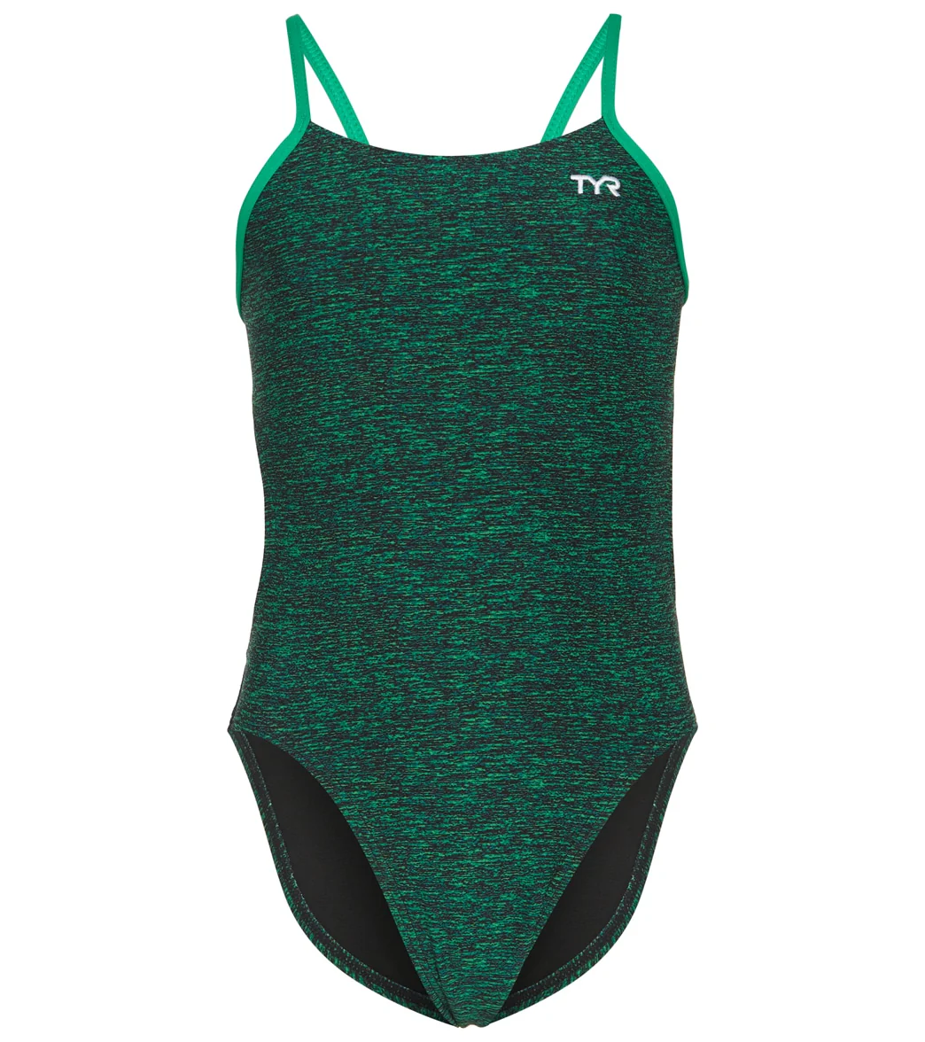 TYR Girls' Lapped Cutoutfit One Piece Swimsuit - Image 16
