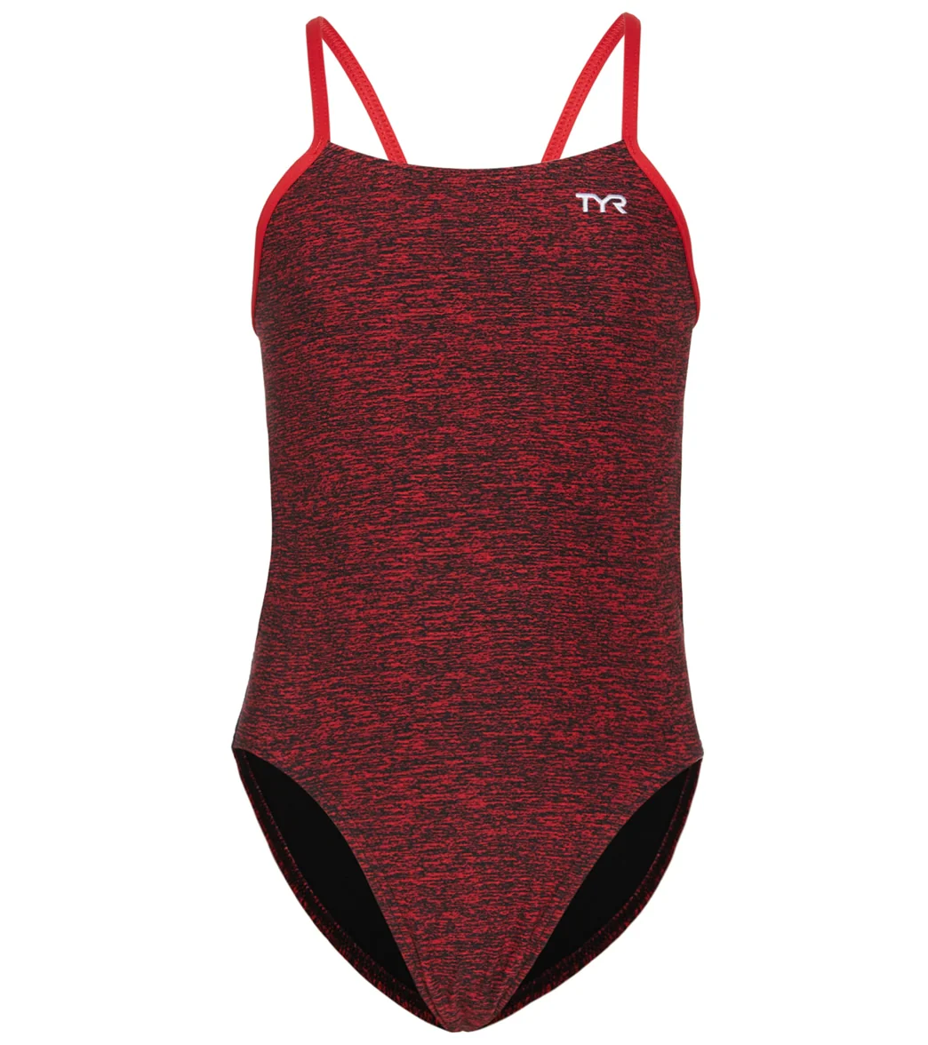 TYR Girls' Lapped Cutoutfit One Piece Swimsuit - Image 8