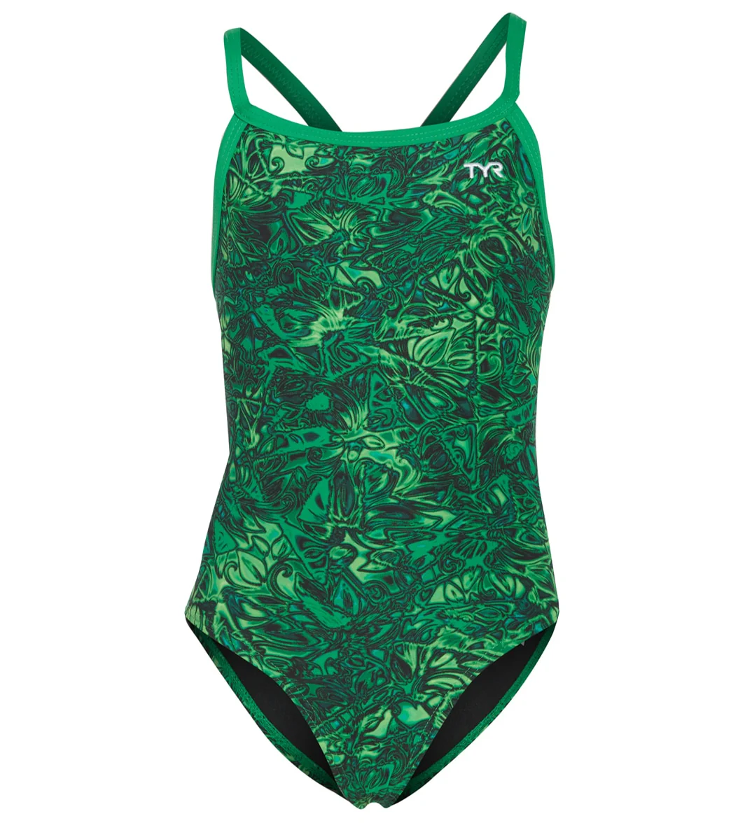TYR Girls' Nebulous Diamondfit One Piece Swimsuit - Image 19