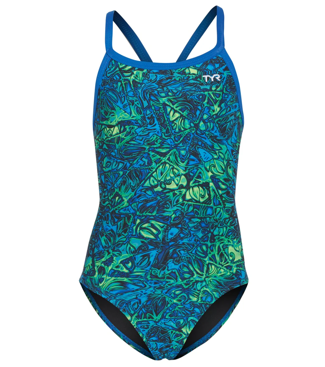 TYR Girls' Nebulous Diamondfit One Piece Swimsuit - Image 25