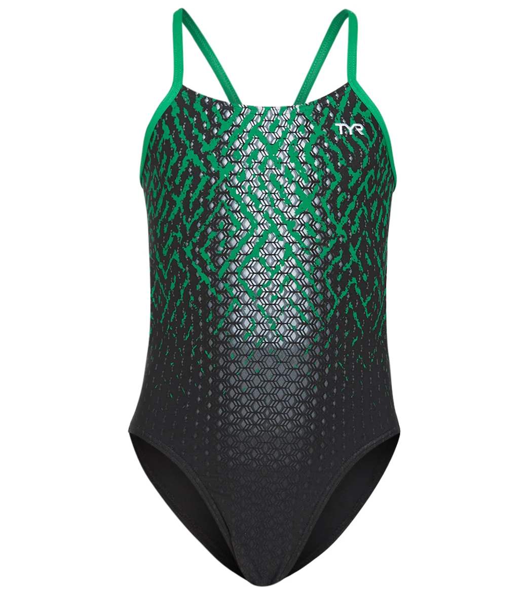 TYR Girls' Odyssey Cutoutfit One Piece Swimsuit - Image 17