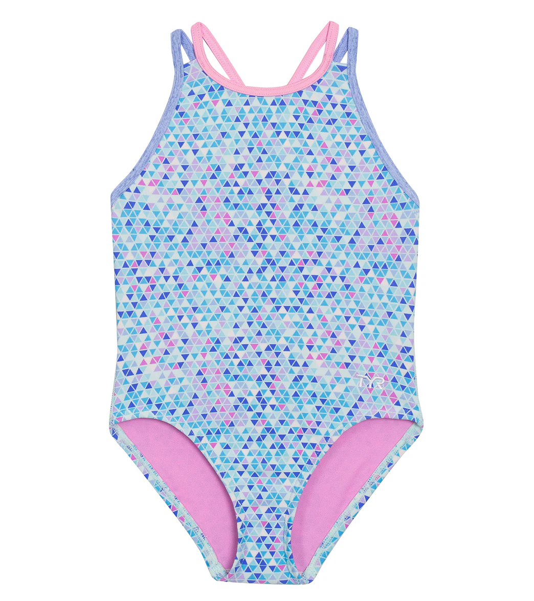 TYR Girls' Oliviafit Durafast Elite One Piece Swimsuit (Little Kid, Big Kid) - Image 4