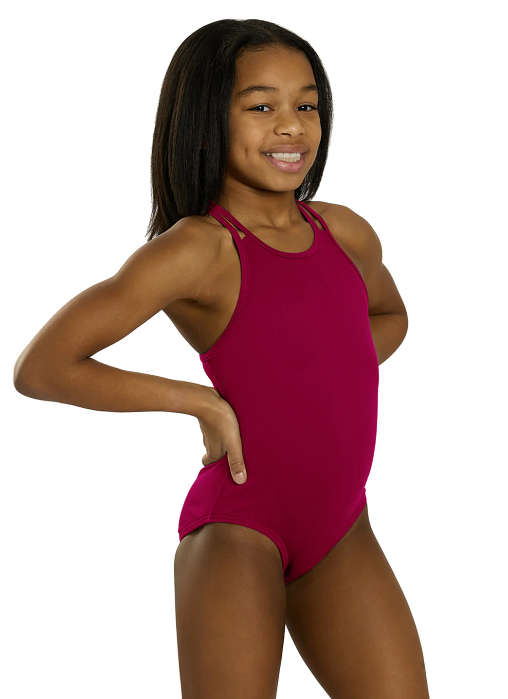 TYR Girls' Solid Durafast Elite Oliviafit One Piece Swimsuit (Toddler, Little Kid, Big Kid) - Image 16