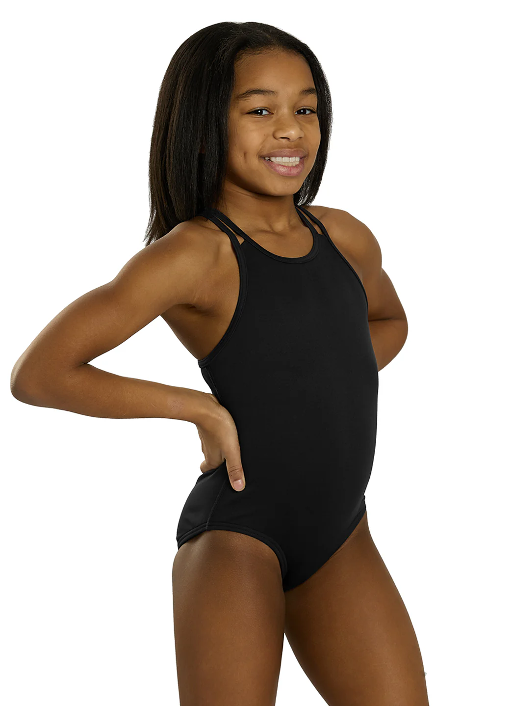 TYR Girls' Solid Durafast Elite Oliviafit One Piece Swimsuit (Toddler, Little Kid, Big Kid) - Image 4